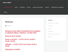 Tablet Screenshot of discosbabel.com